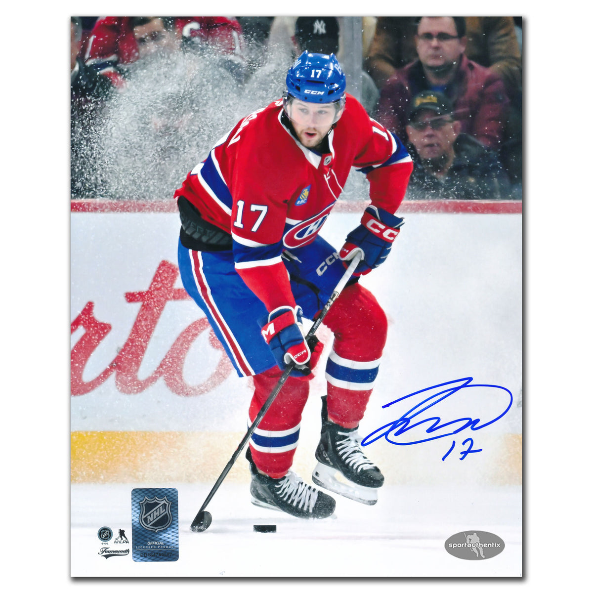Josh Anderson Autographed Montreal Canadiens 8x10 Photo · Skating with Puck