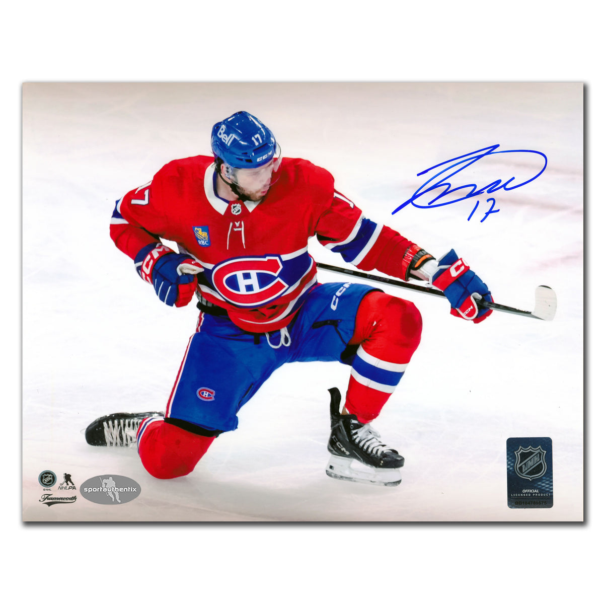 Josh Anderson Autographed Montreal Canadiens 8x10 Photo · Goal Celebration