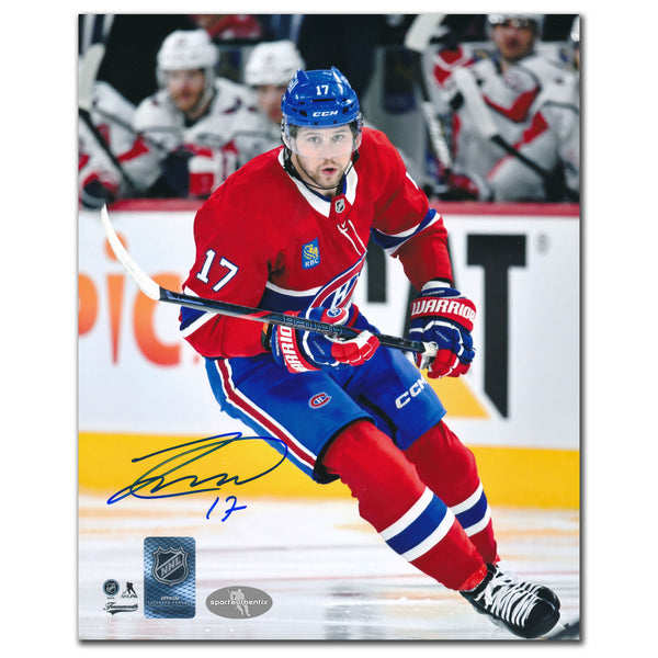 Josh Anderson Autographed Montreal Canadiens 8x10 Photo · On the Rush