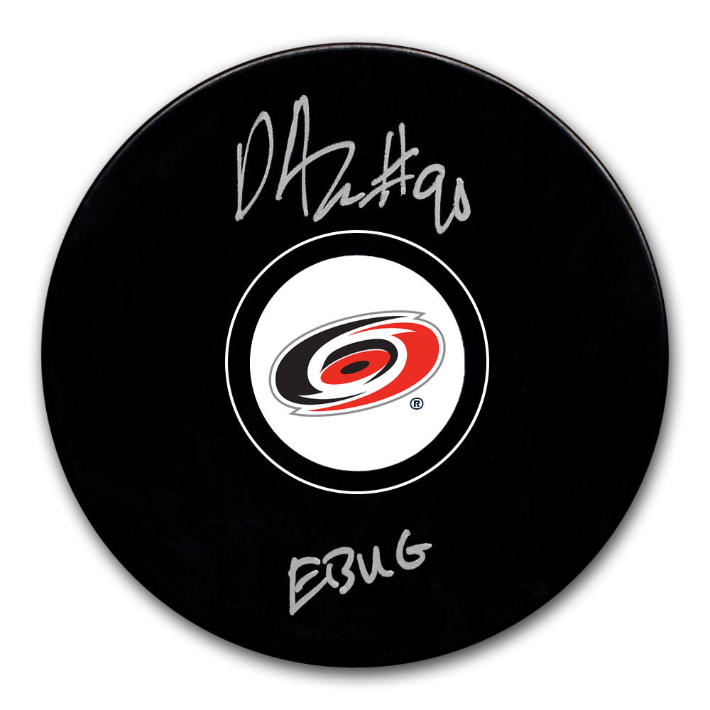 David Ayres Carolina Hurricanes EBUG Autographed Puck - Sport Authentix Inc