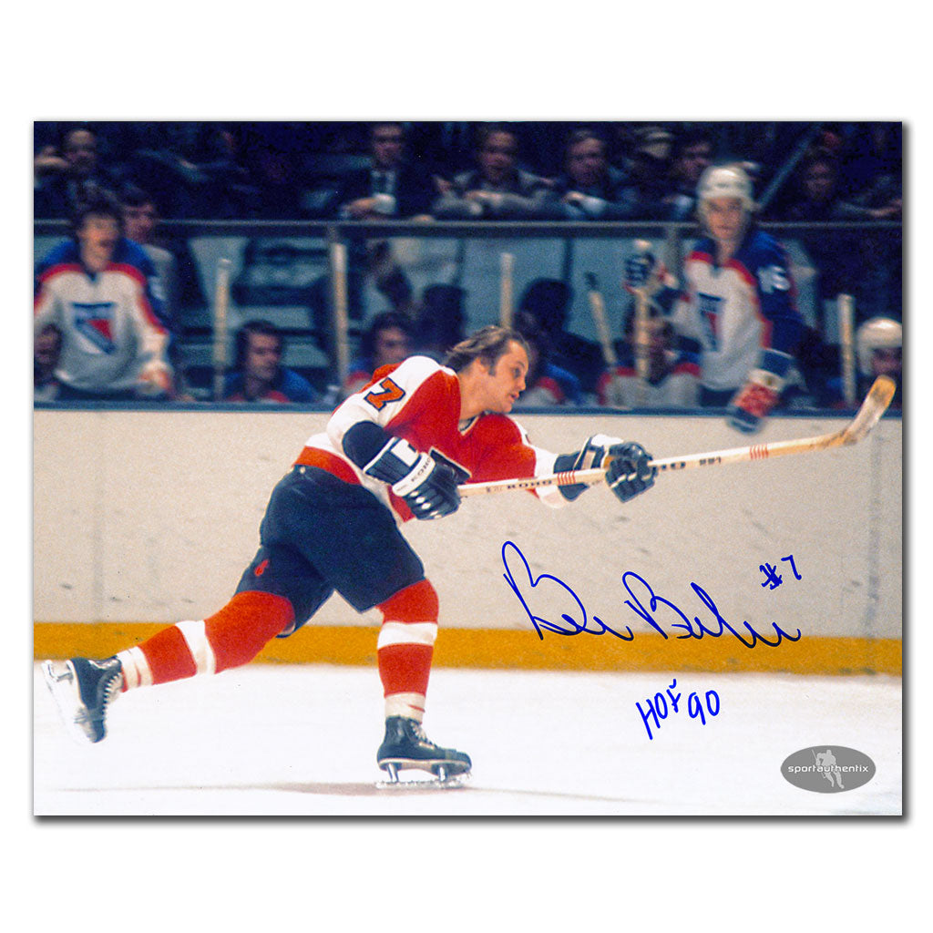 Bill Barber Flyers de Philadelphie SLAP SHOT dédicacé 8x10
