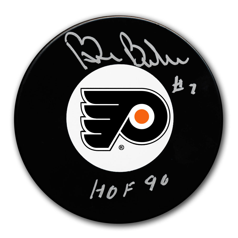 Bill Barber Philadelphia Flyers HOF Rondelle autographiée