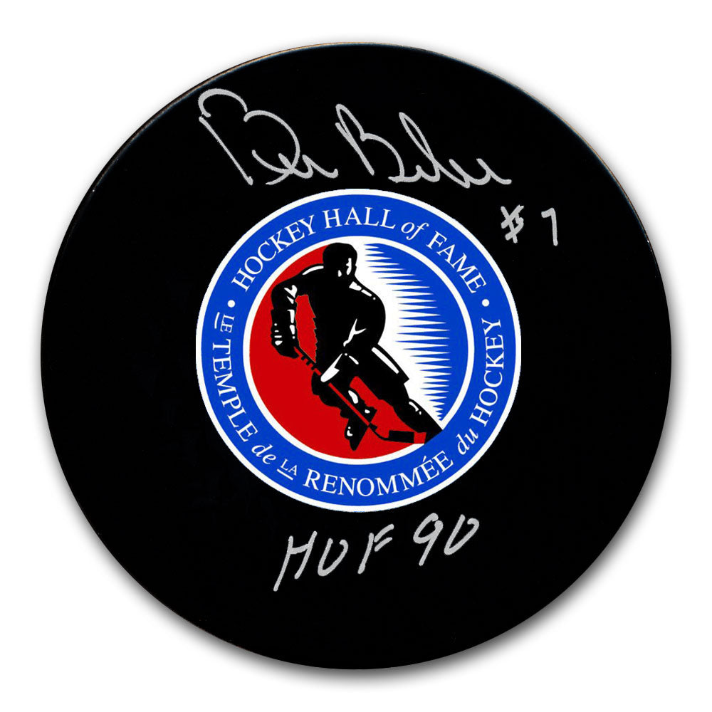 Bill Barber Hockey Hall of Fame HOF Rondelle autographiée