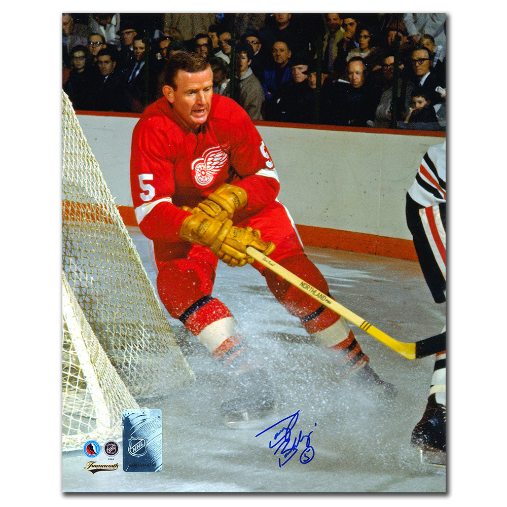 Doug Barkley Detroit Red Wings dédicacé 8x10