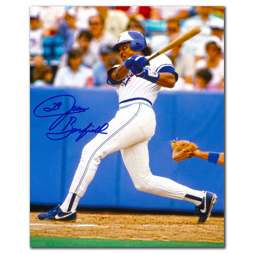 Jesse Barfield Toronto Blue Jays LINE DRIVE Autographed 8x10 - Sport Authentix Inc