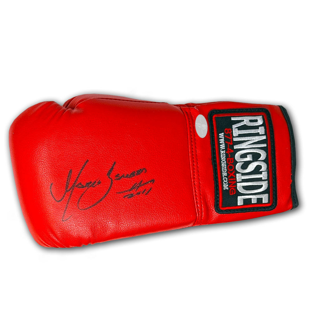 Marco Antonio Barrera HOF 2011 Autographed Ringside Boxing Glove - Sport Authentix Inc