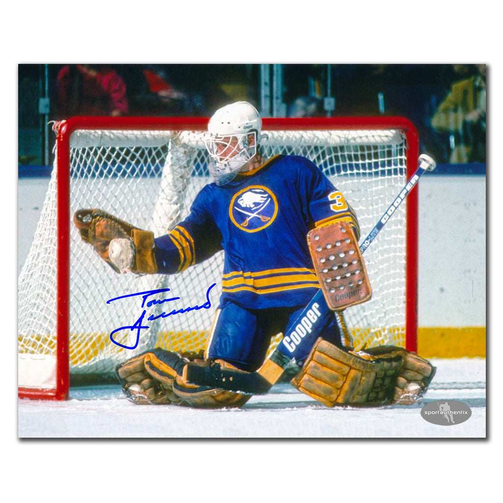 Tom Barrasso Buffalo Sabres BIG SAVE Autographed 8x10