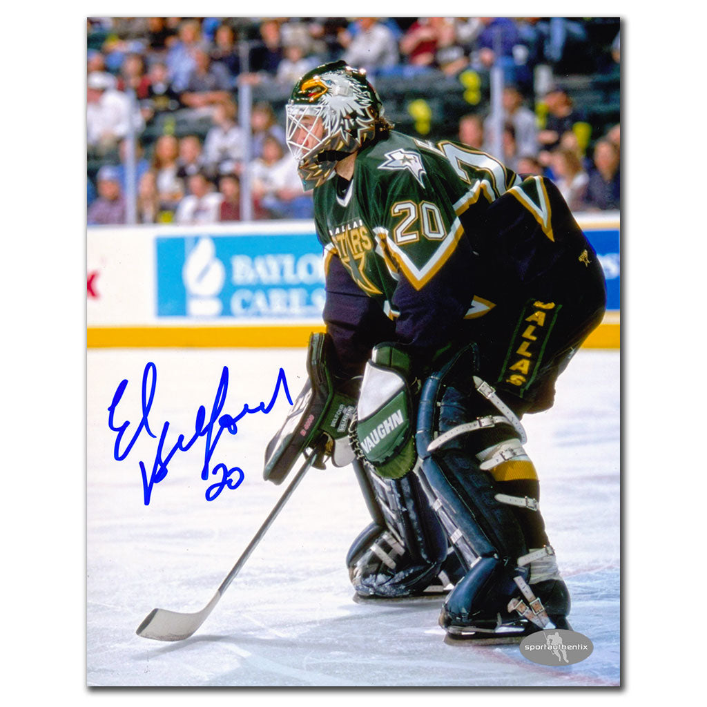 Ed Belfour Dallas Stars Autographed 8x10