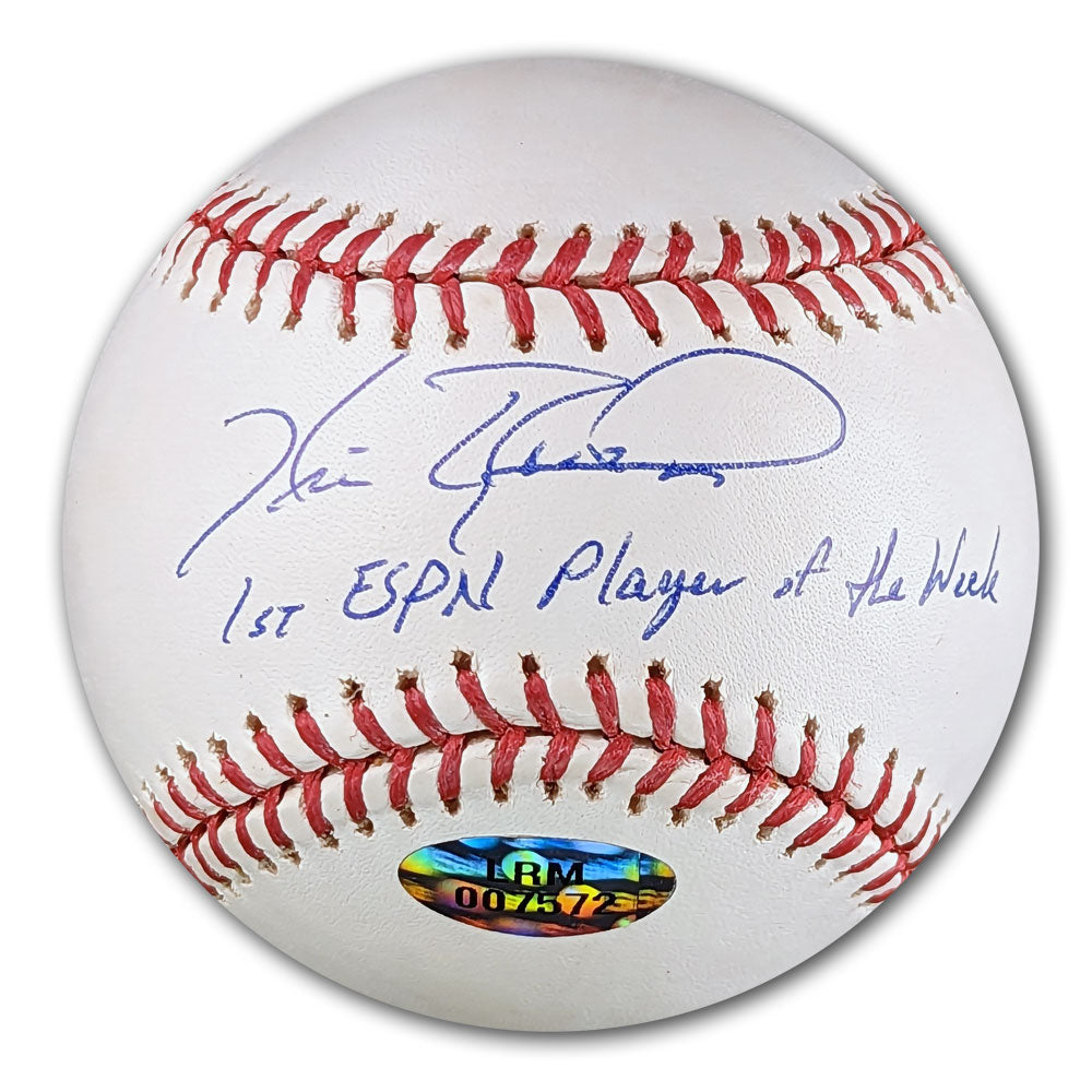 Kris Benson a dédicacé la MLB officielle de la Ligue majeure de baseball