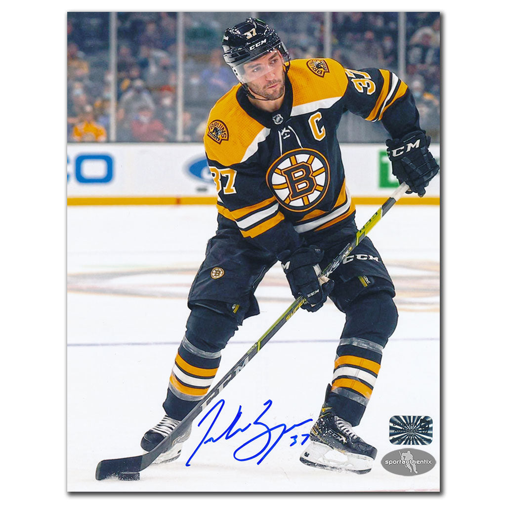 Patrice Bergeron Boston Bruins CAPTAIN Autographed 8x10