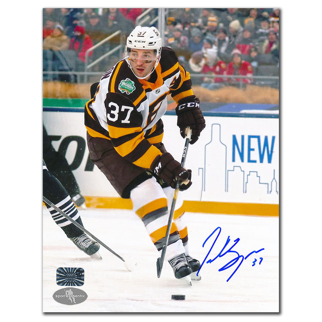 Patrice Bergeron Boston Bruins 2019 NHL Winter Classic Autographed 8x10