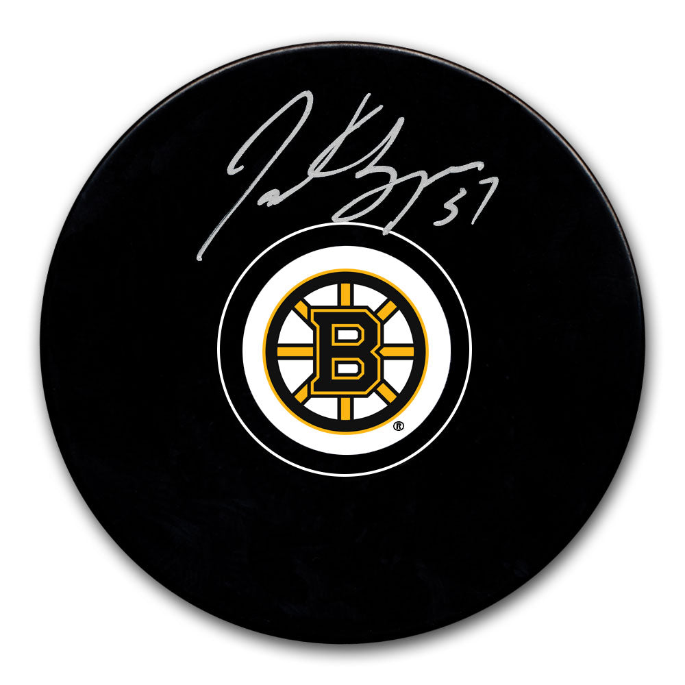 Patrice Bergeron Boston Bruins Autographed Puck
