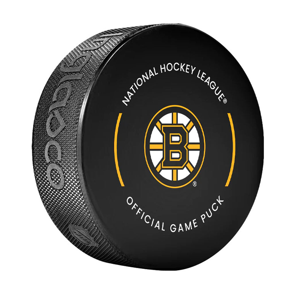 Patrice Bergeron Pre-Order Boston Bruins Autographed Official Game Puck