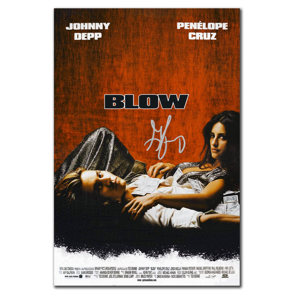 George Jung BLOW Signed 12x18 Movie Poster