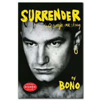 Bono U2 SURRENDER Signed Edition Hardcover Book