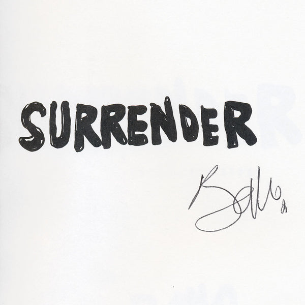 Bono U2 SURRENDER Signed Edition Hardcover Book