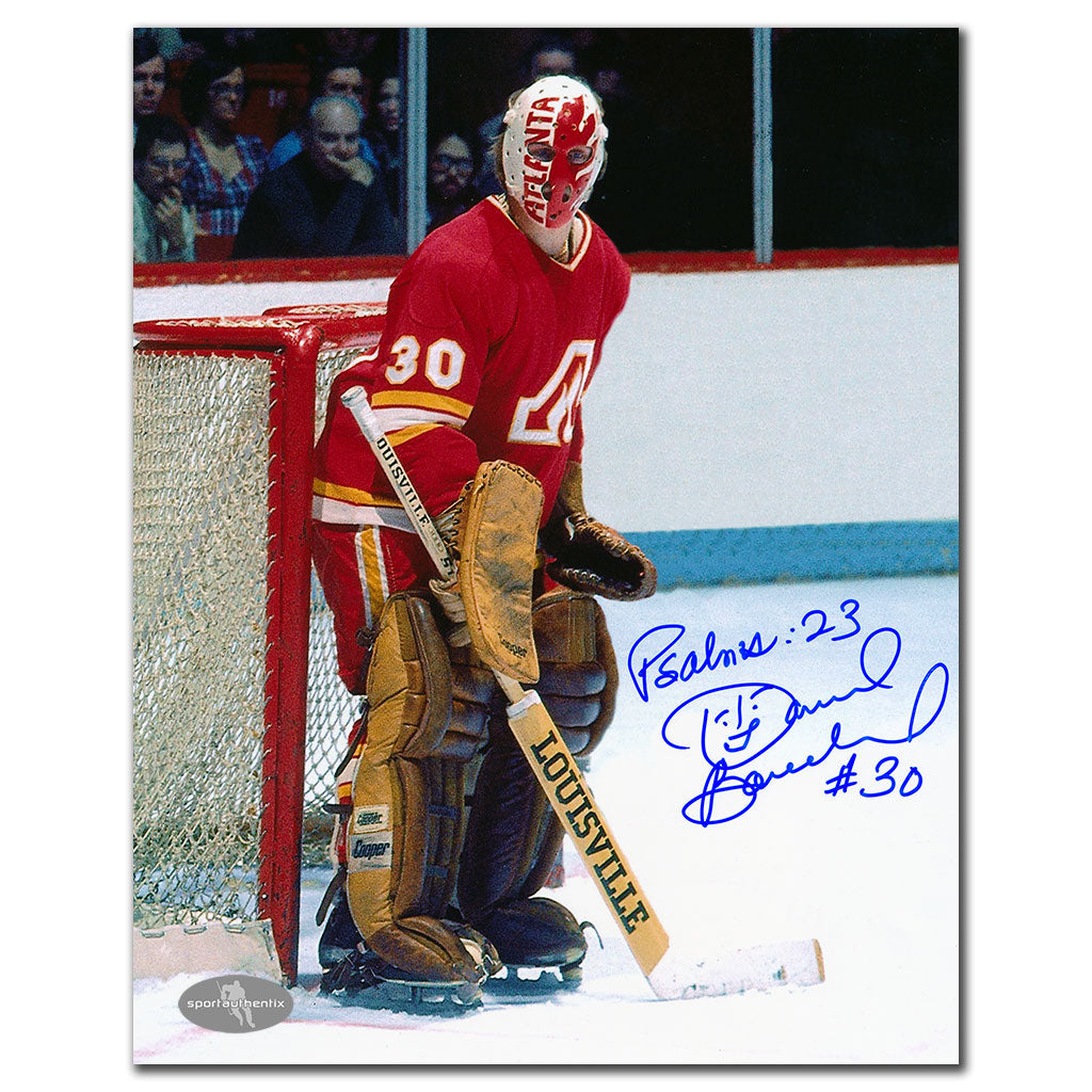 Dan Bouchard Atlanta Flames Autographed 8x10
