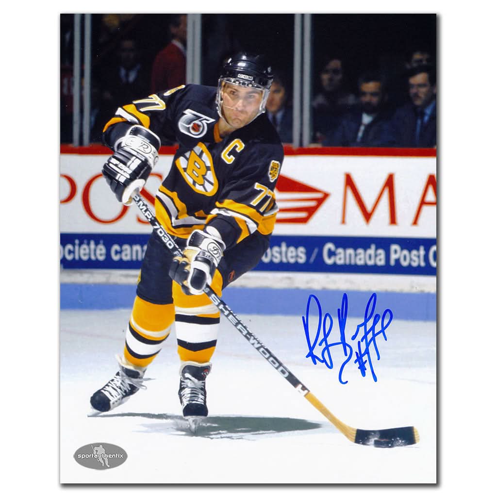 Authentic Ray Bourque Boston Bruins CAPTAIN Autographed 8x10 - SportAuthentix