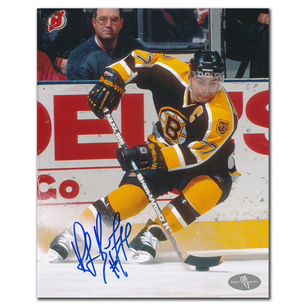 Authentic Ray Bourque Boston Bruins RUSH Autographed 8x10 - SportAuthentix