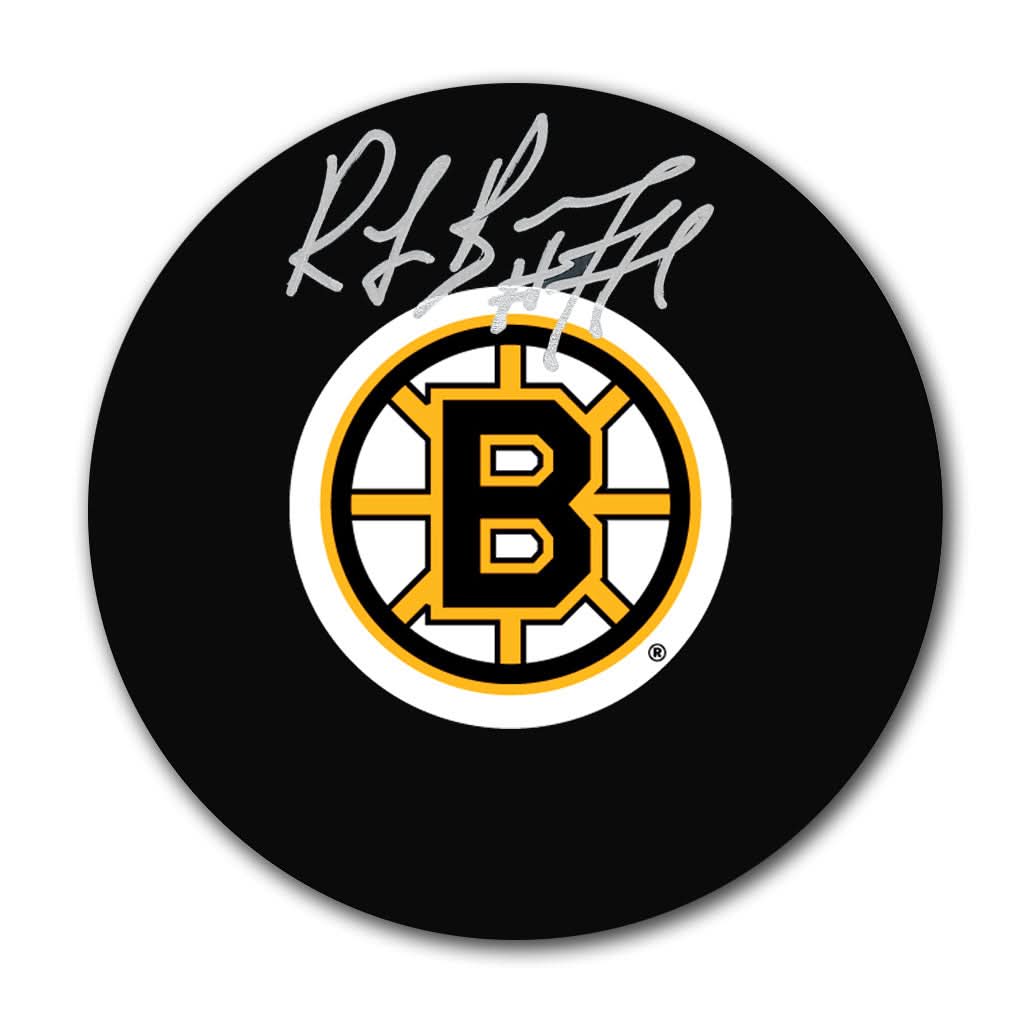 Authentic Ray Bourque Boston Bruins Autographed Puck - SportAuthentix