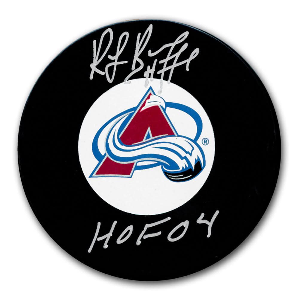 Ray Bourque Colorado Avalanche HOF Autographed Puck - Sport Authentix Inc