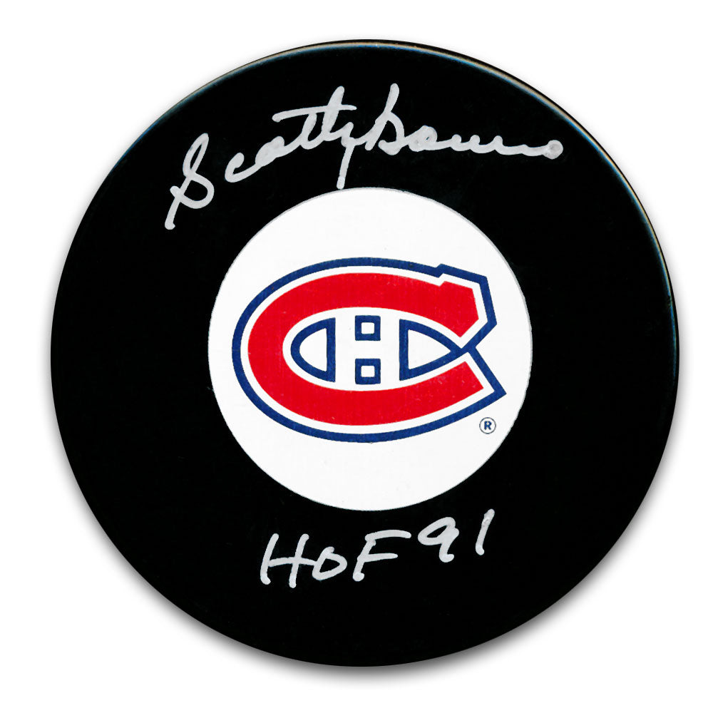 Rondelle autographiée HOF des Canadiens de Montréal Scotty Bowman