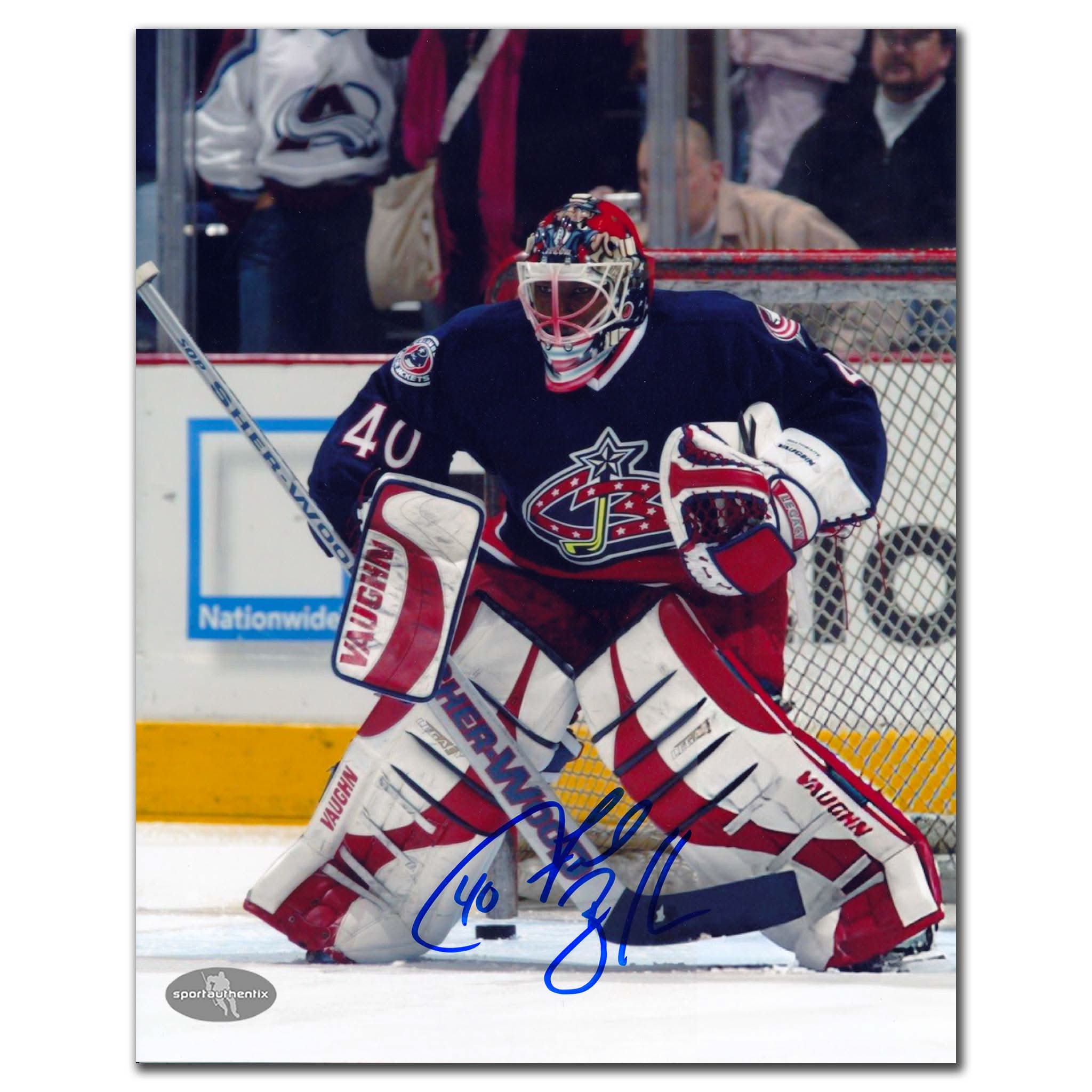 Fred Brathwaite Columbus Blue Jackets Autographed 8x10 - Sport Authentix Inc