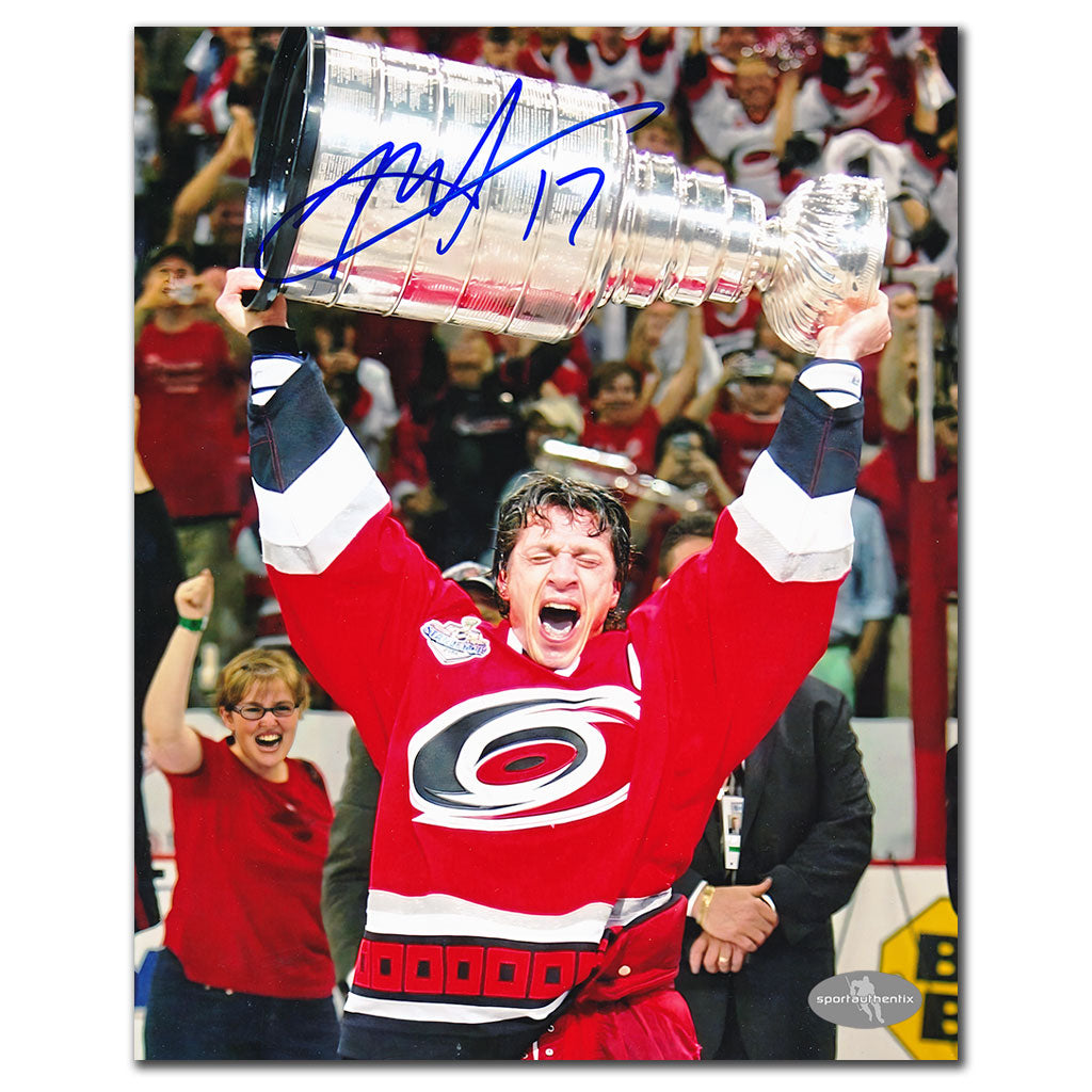 Rod Brind'Amour Carolina Hurricanes 2006 Stanley Cup Autographed 8x10