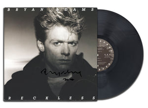 Bryan Adams Signed RECKLESS Autographed Vinyl Album LP