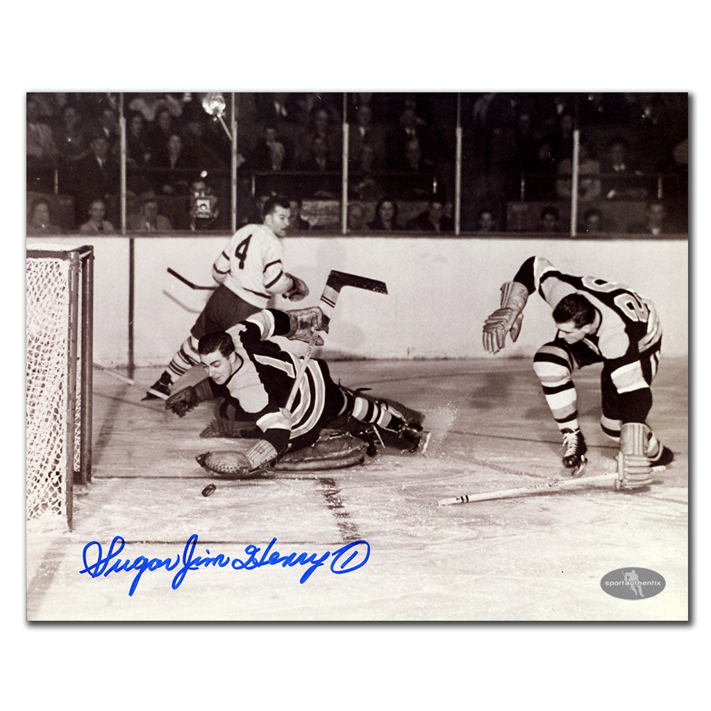 Sugar Jim Henry Boston Bruins Autographed 8x10 Photo