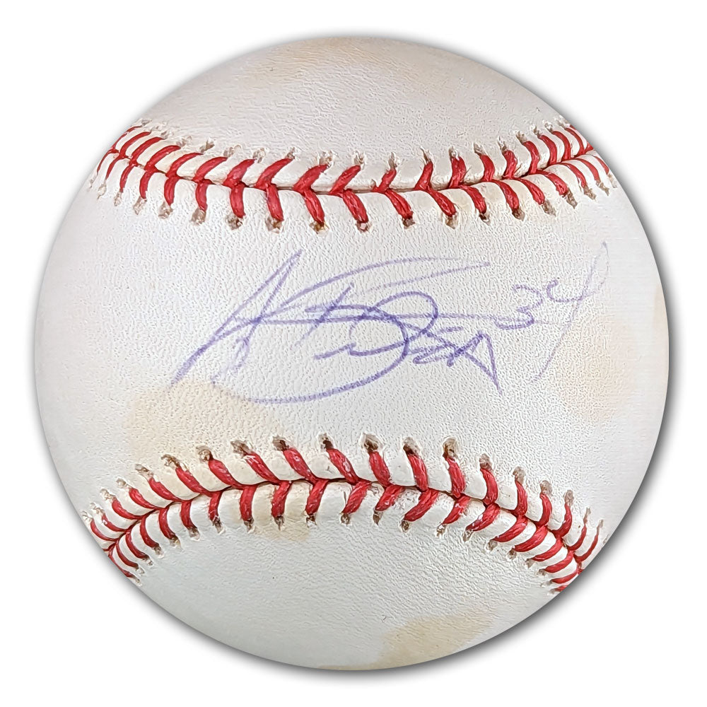 A.J. Burnett Autographed MLB Official Major League Baseball