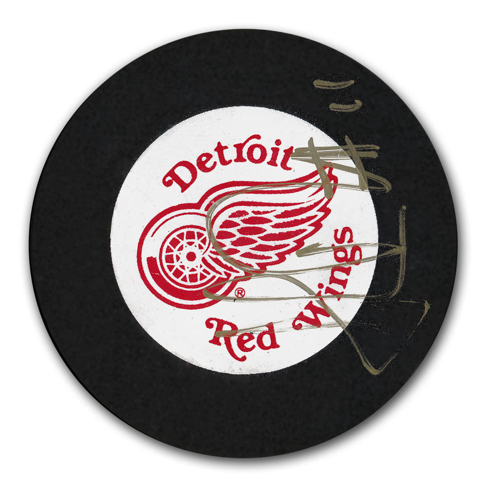 Shawn Burr Rondelle autographiée des Red Wings de Detroit