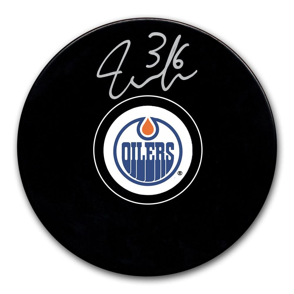 Authentic Jack Campbell Edmonton Oilers Autographed Puck - SportAuthentix