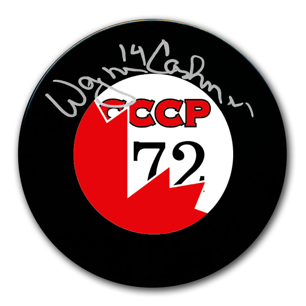 Wayne Cashman Team Canada 1972 Summit Series Autographed Puck - Sport Authentix Inc