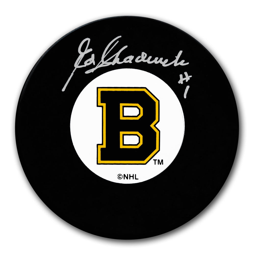 Ed Chadwick Boston Bruins Original 6 Autographed Puck - Sport Authentix Inc