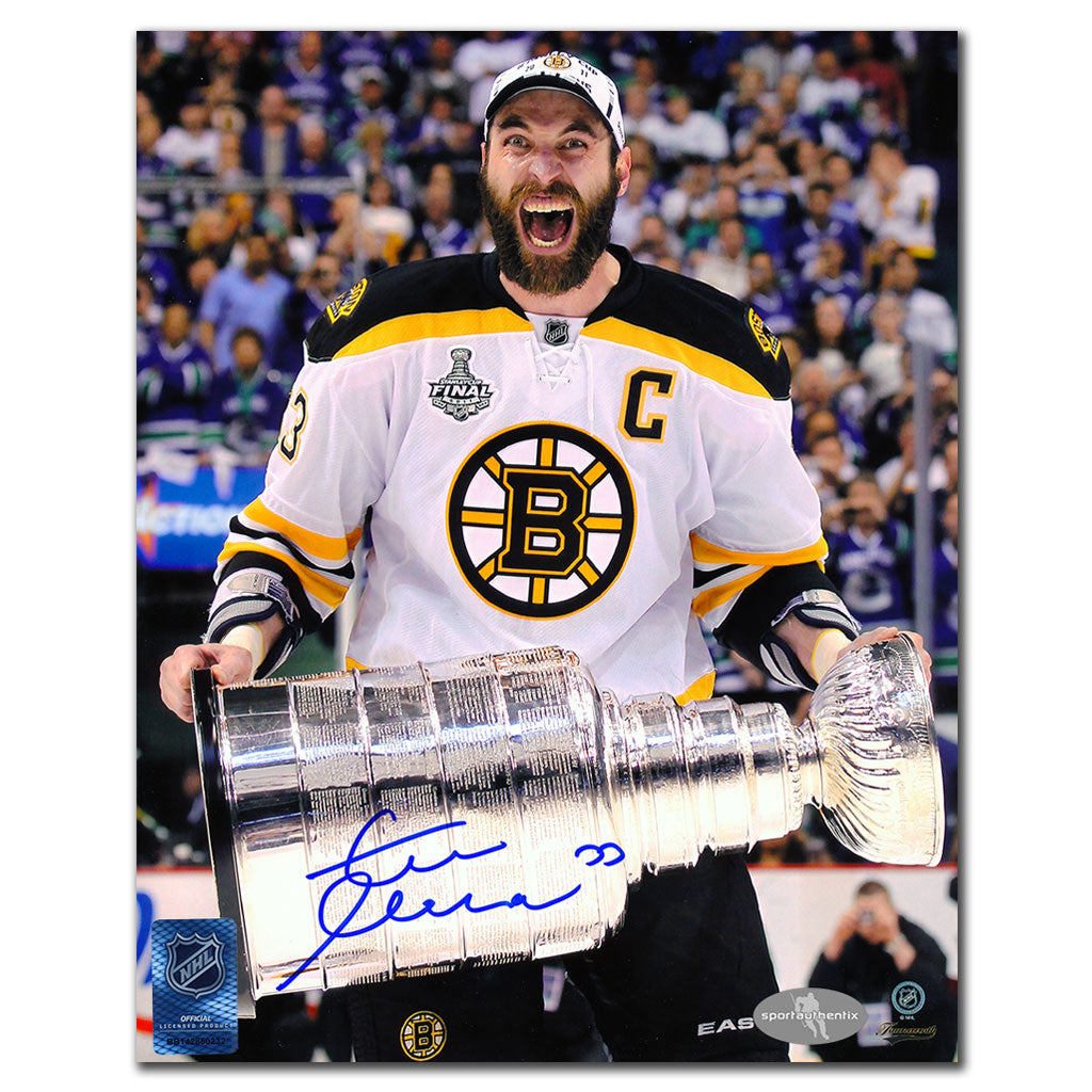 Zdeno Chara Boston Bruins 2011 Stanley Cup Autographed 8x10