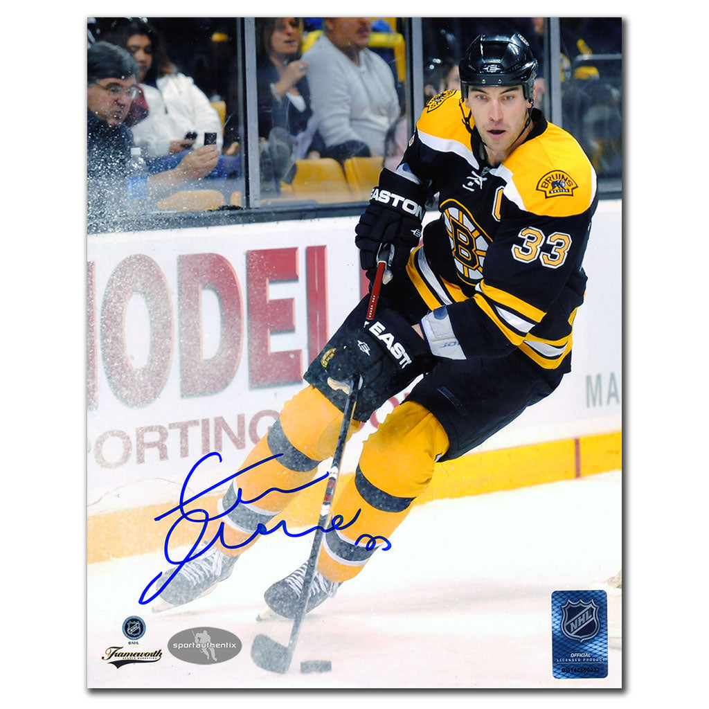 Zdeno Chara Boston Bruins ACTION Autographed 8x10