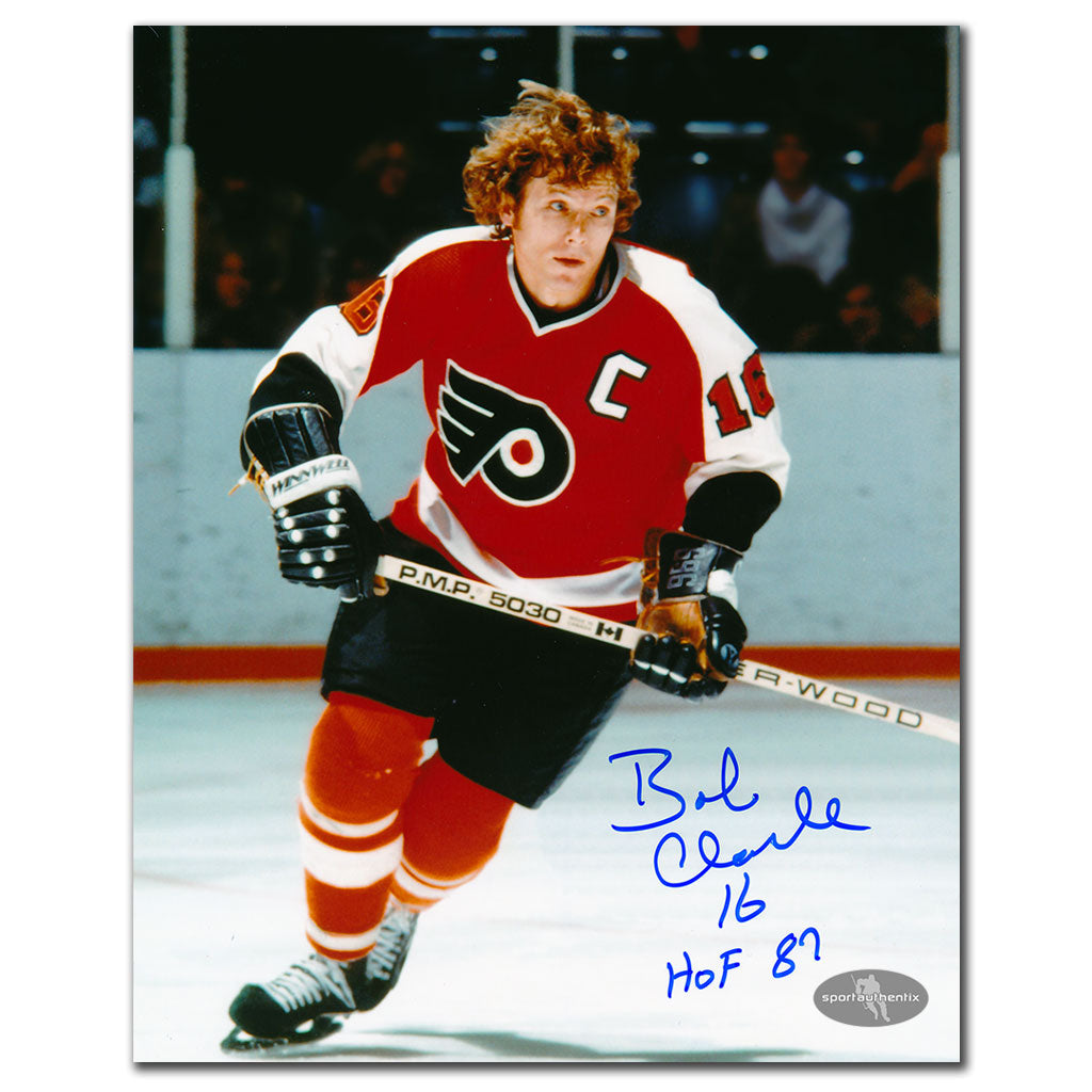 Bobby Clarke Philadelphia Flyers RUSH Autographed 8x10