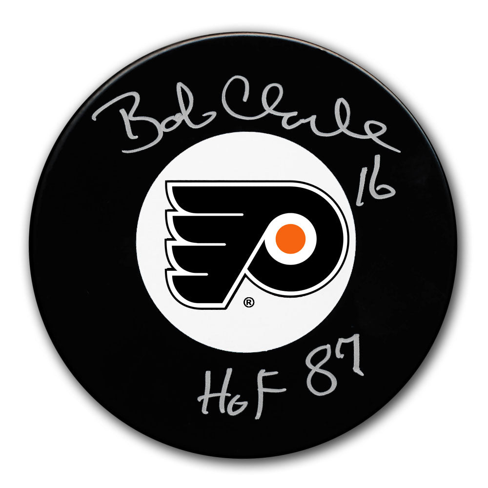 Bobby Clarke Philadelphia Flyers HOF Autographed Puck - Sport Authentix Inc