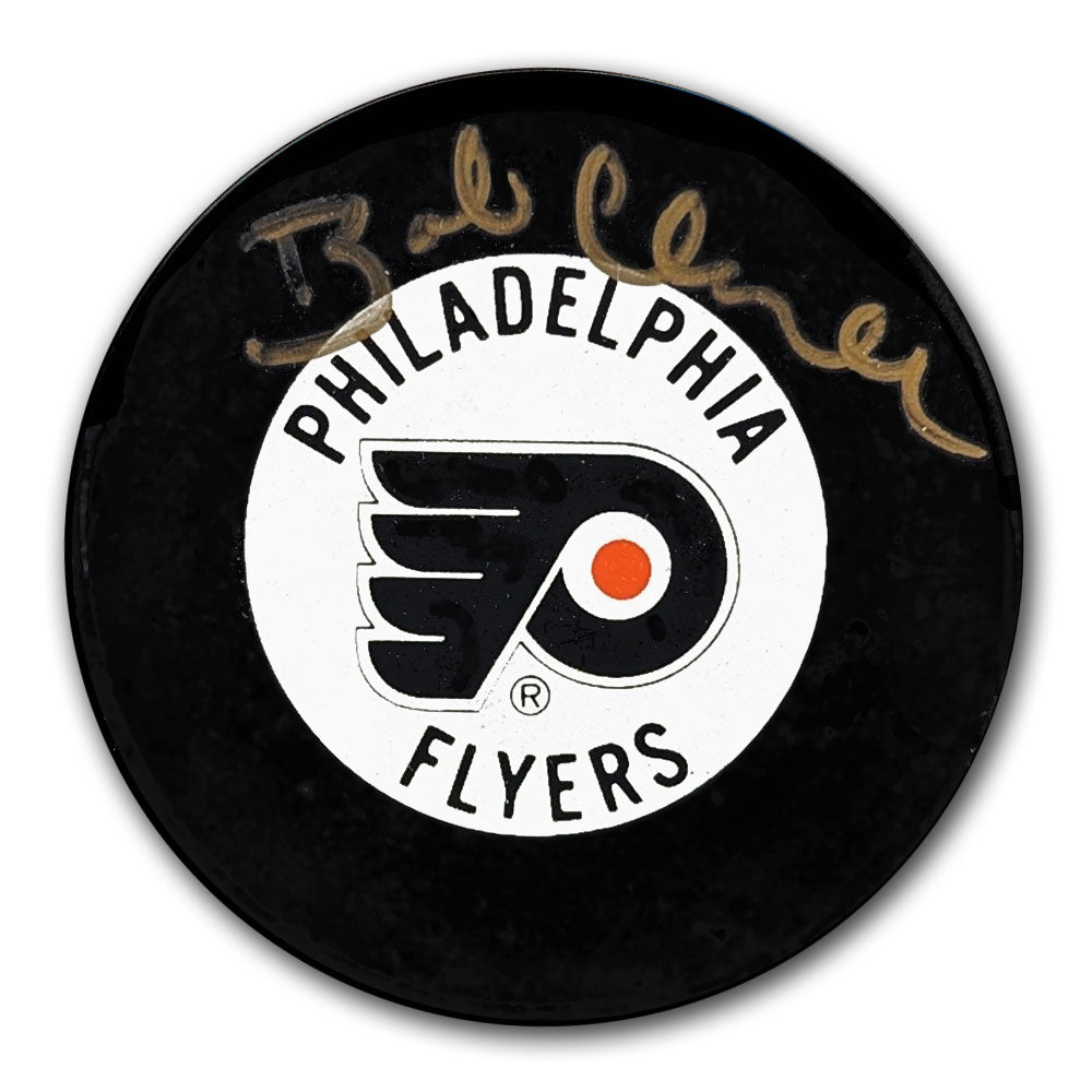 Bobby Clarke Philadelphia Flyers GOLD Autographed Puck