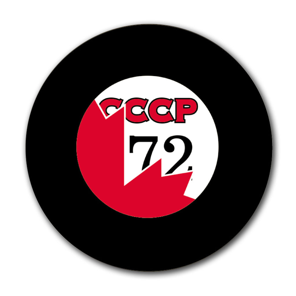 Bobby Clarke signed Team Canada 1972 Summit Series hockey puck featuring his autograph—perfect addition to Team Canada memorabilia.