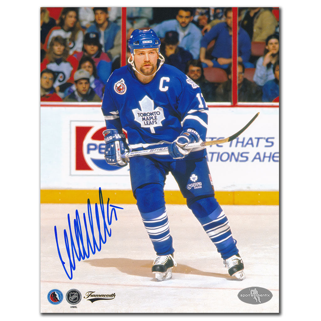 Wendel Clark Toronto Maple Leafs CAPTAIN Autographed 8x10