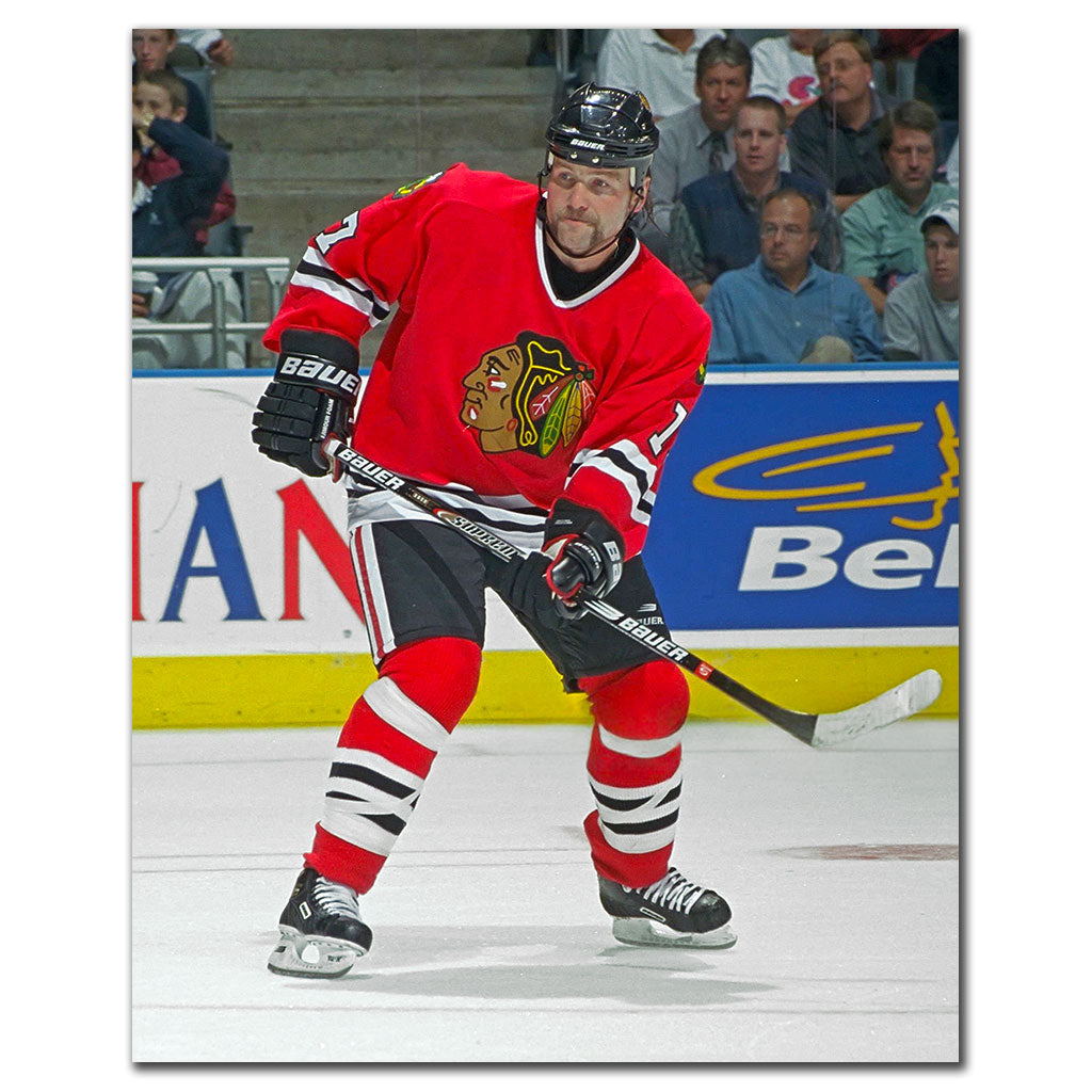 Wendel Clark Pre-Order Chicago Blackhawks Autographed 8x10 (1)