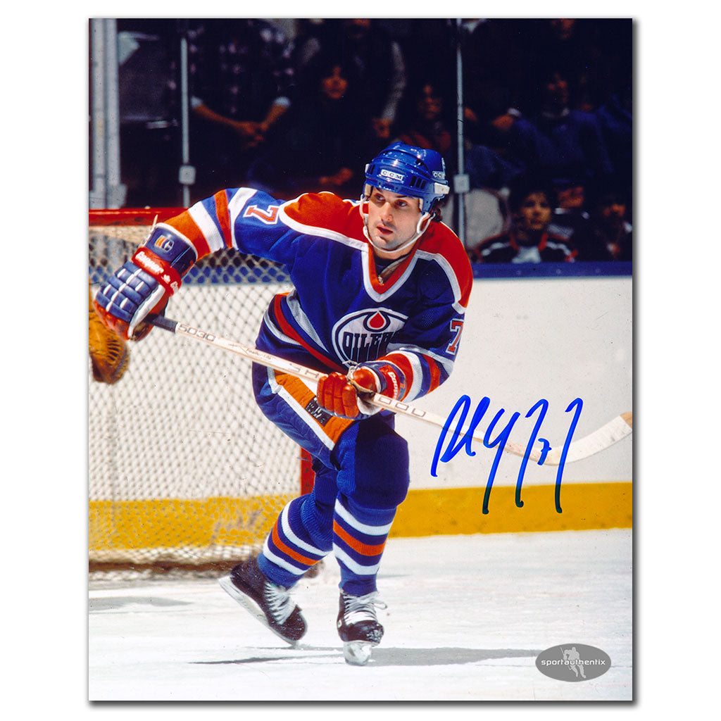 Paul Coffey Edmonton Oilers RUSH Autographié 8x10