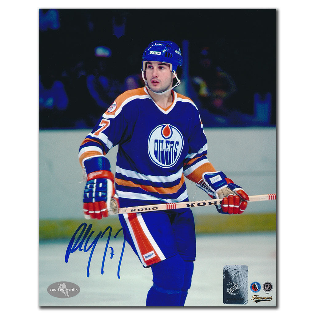 Paul Coffey Edmonton Oilers Autographed 8x10