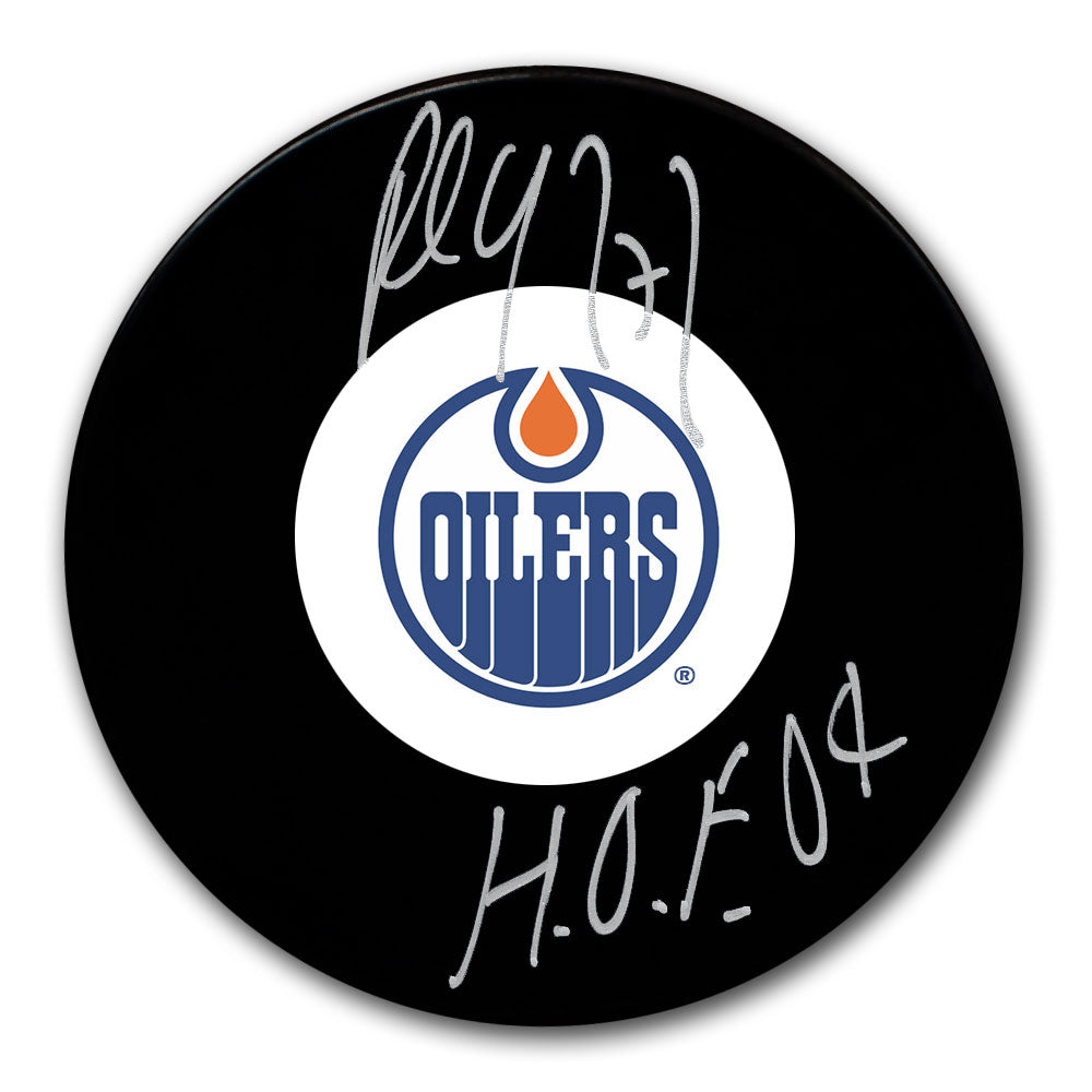 Paul Coffey Edmonton Oilers HOF Autographed Puck - Sport Authentix Inc
