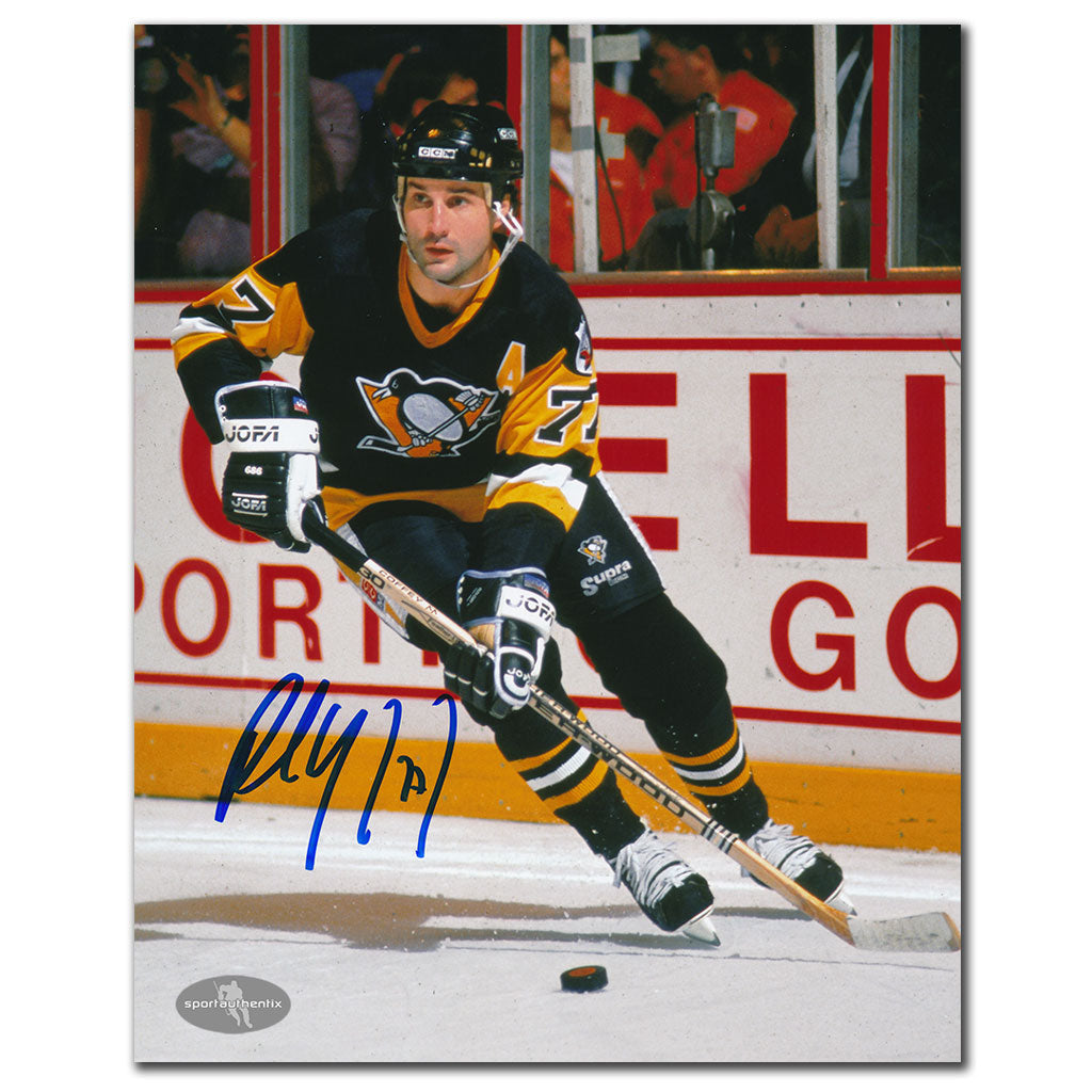 Paul Coffey Pittsburgh Penguins ACTION Autographed 8x10