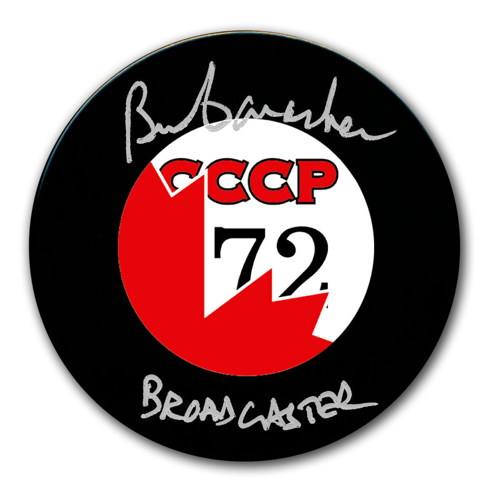 Brian Conacher Team Canada 1972 Summit Series CCCP Autographed Puck
