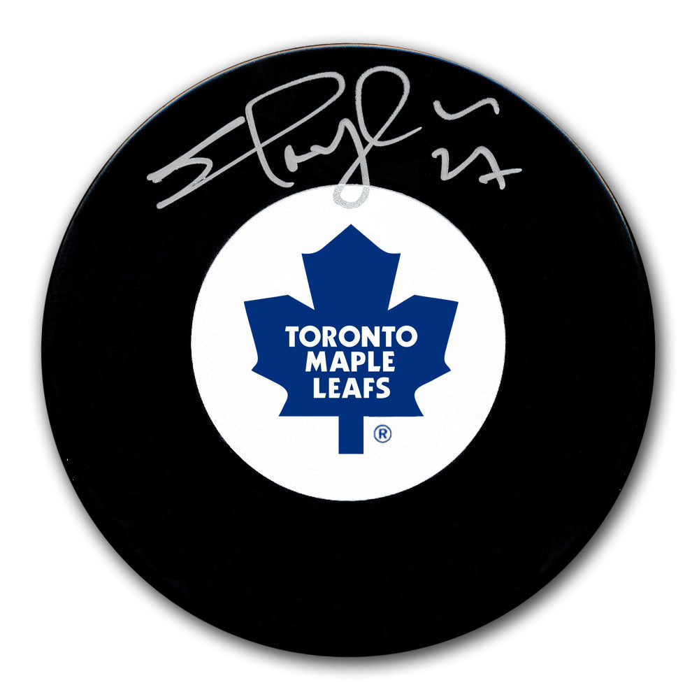 Shayne Corson Rondelle autographiée des Maple Leafs de Toronto