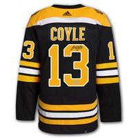 Maillot Adidas Pro autographié par Charlie Coyle des Bruins de Boston